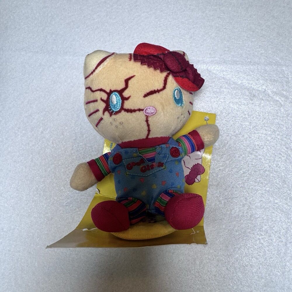 Universal Studios Hollywood Chucky Hello Kitty Plush Sanrio Small New Halloween